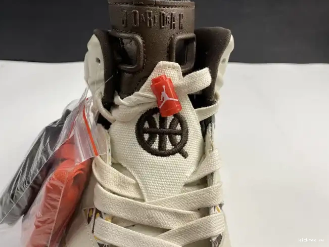 Rep MAX Retro Brown Quai54 Jordan 6 (2020) Sail CZ4152-100 AIR 0423